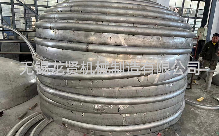 龍賢封頭盤管是怎么盤的？